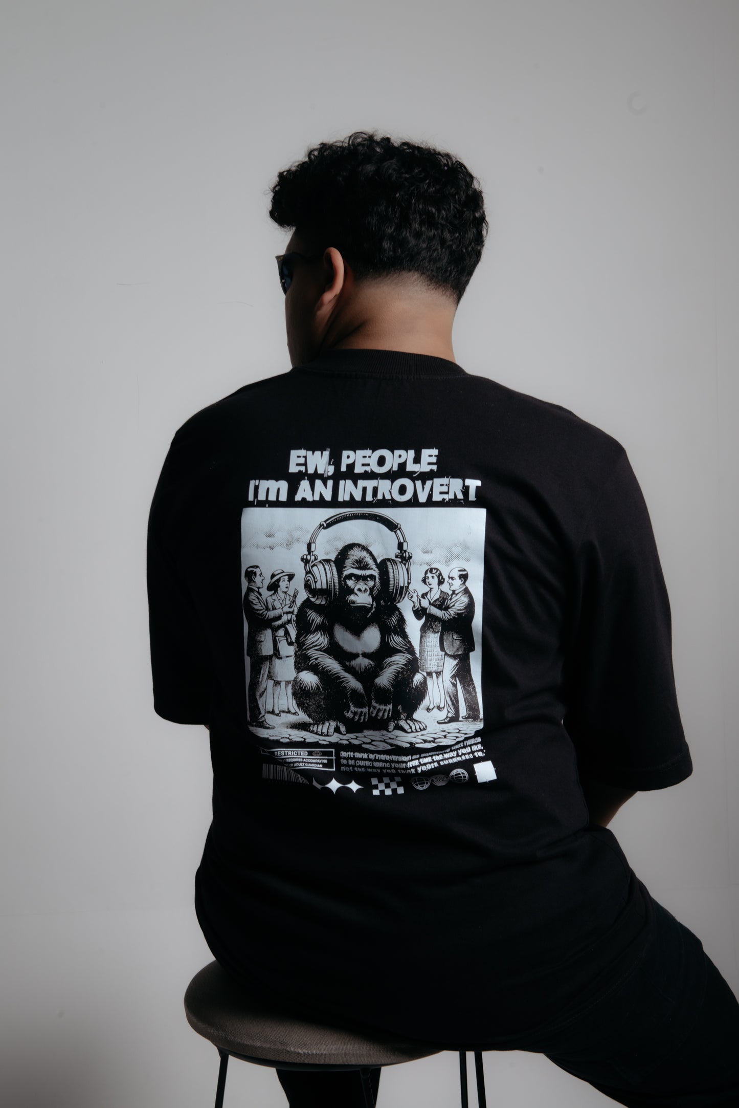 Camiseta Oversized Ew, People.